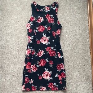 Floral print dress